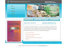 Tablet Screenshot of electroniccurrencytime.com